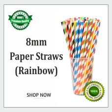 8MM Paper Straw (2500 PCS) Freight To-Pay
